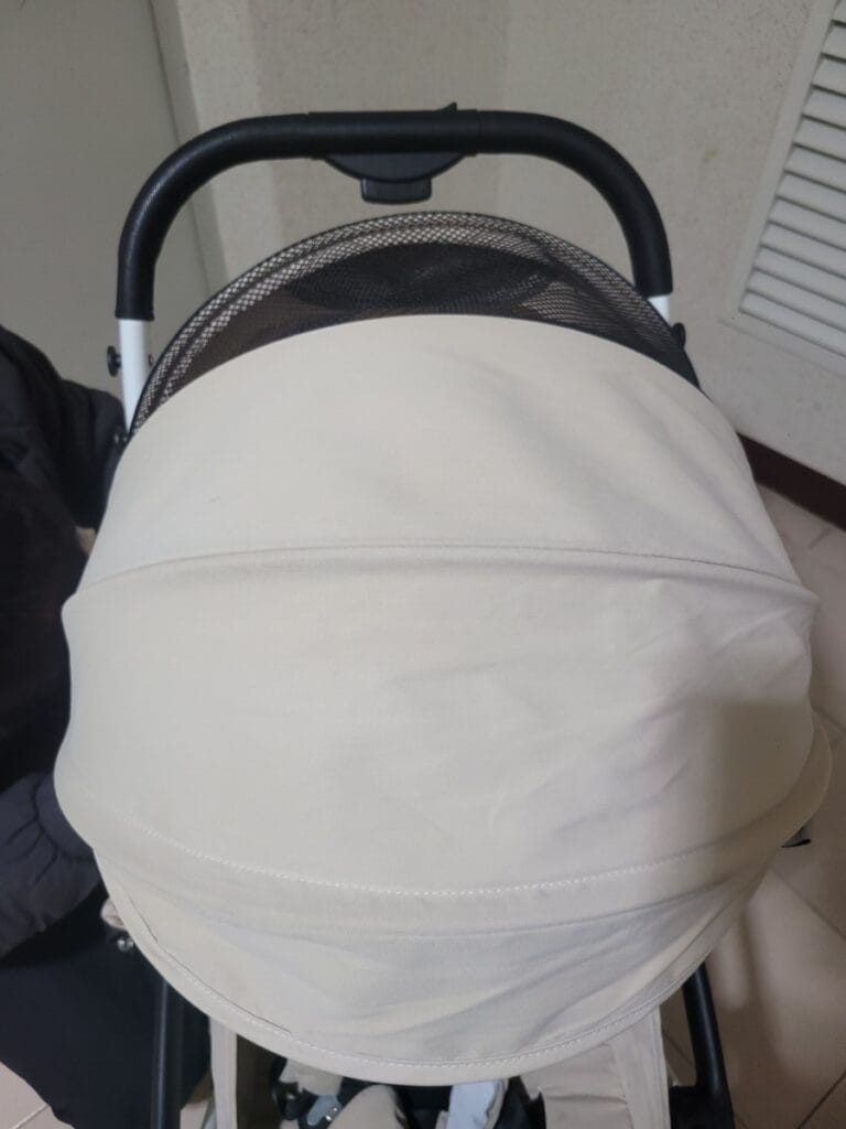 해밀턴 X1 플러스 유모차 온리베이비 세탁 전 상태(선쉐이드)